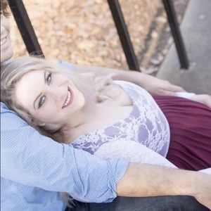 Sew Trendy maternity photo gown